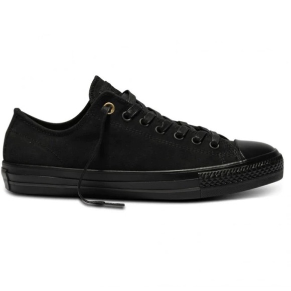 UNISEX CONVERSE BLACK SUEDE CONS CTAS PRO LOW SHOES